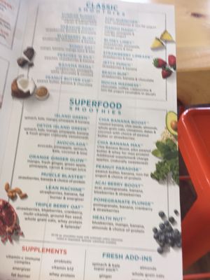 Menu photo 5 Tropical Smoothie Cafe Ponte Vedra Beach, FL Menu photo 5 Tropical Smoothie Cafe Ponte Vedra Beach, FL