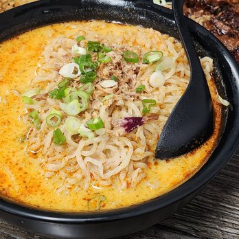 Borneo Eatery - Singapore laksa (with egg noodles) - Indonesian Near Me - Alhambra, California Borneo Eatery - Singapore laksa (with egg noodles) - Indonesian Near Me - Alhambra, California