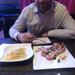 Lobster Roll - with pink paper instead of seaweed Lobster Roll - with pink paper instead of seaweed