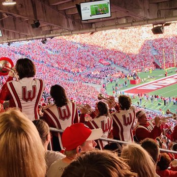Camp Randall Stadium - The band playing in section D - Stadiums & Arenas Near Me - Madison, Wisconsin