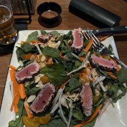 Sesame Crusted Ahi Tuna Salad