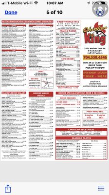 Menu photo 3 Chicken King Nations Ford Charlotte, NC Menu photo 3 Chicken King Nations Ford Charlotte, NC