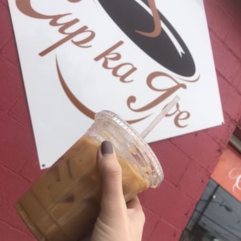 Cup ka Joe - Iced Hazelnut Coffee with Almond Milk - Coffee & Tea Near Me - Pittsburgh, Pennsylvania Cup ka Joe - Iced Hazelnut Coffee with Almond Milk - Coffee & Tea Near Me - Pittsburgh, Pennsylvania
