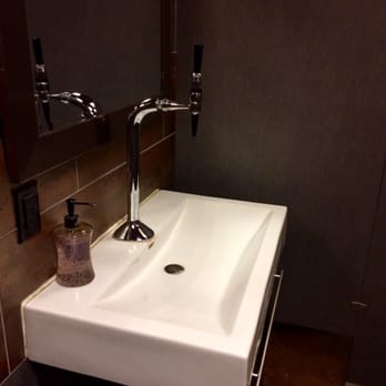 Tequesta Brewing Co - Beer tap as the bathroom faucet! Nice touch! - Breweries Near Me - Tequesta, Florida
