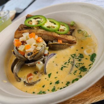 Ox - Clam Chowder with Bone Marrow - Argentine Near Me - Portland, Oregon
