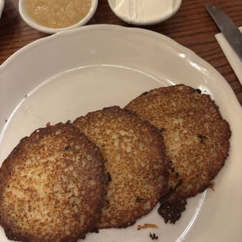 Walker Bros. The Original Pancake House - Potato Pancakes with sour cream and apple sauce - Breakfast & Brunch Near Me - Wilmette, Illinois Walker Bros. The Original Pancake House - Potato Pancakes with sour cream and apple sauce - Breakfast & Brunch Near Me - Wilmette, Illinois