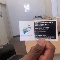 blessed pearls services - Our Business Cards