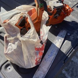 This is how they returned my chainsaw after 2 months