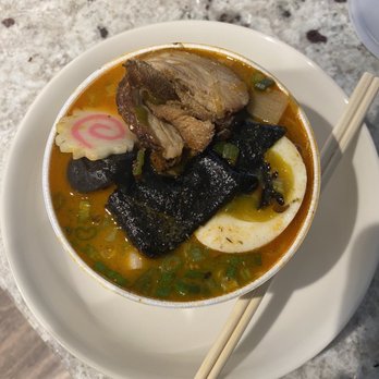 Yamado Japanese Restaurant - Tonkotsu Spicy Miso Ramen - Japanese Near Me - Naperville, Illinois