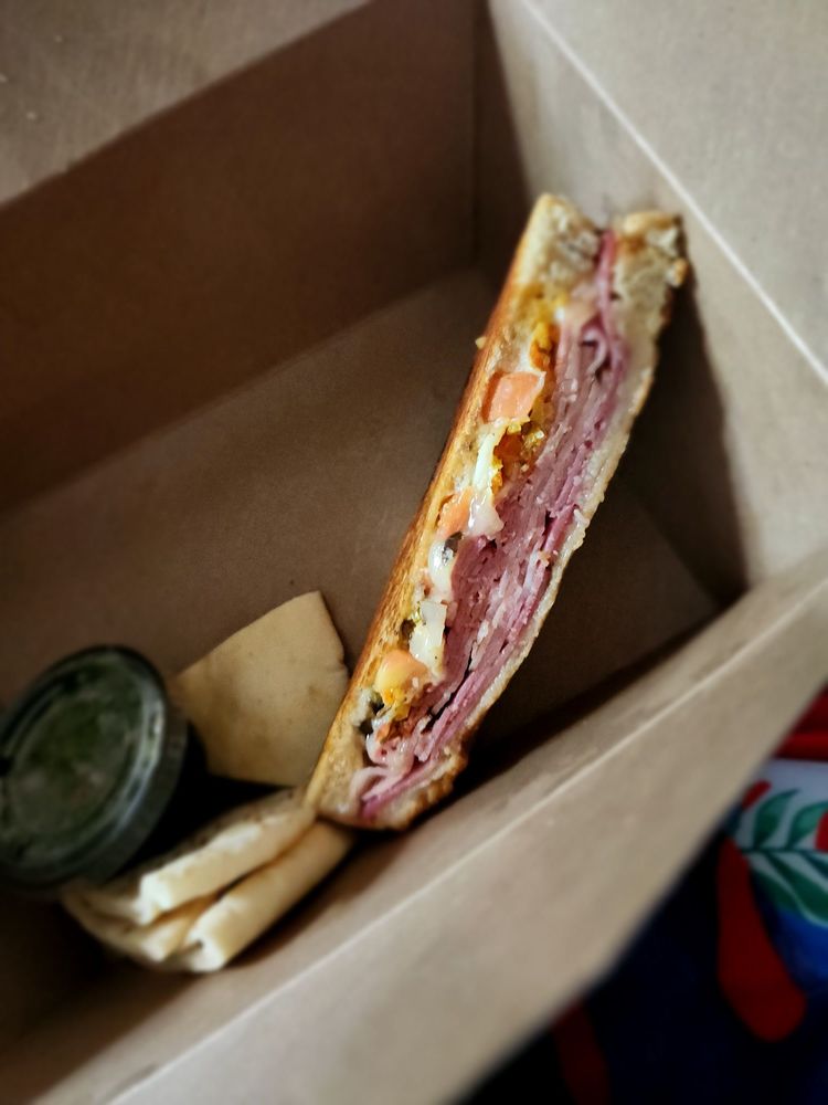 Food from Lucchesi's Beer Garden