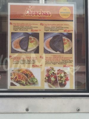 Menu photo 2 Las Chenchas Houston, TX