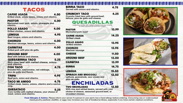 Menu photo 6 Zapatas Colorado Springs, CO Menu photo 6 Zapatas Colorado Springs, CO