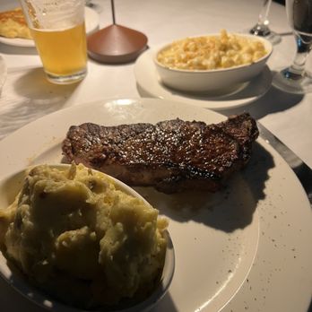 Epic Chophouse - Cold mashed potatoes and chewy New York strip - Seafood Near Me - Greensboro, North Carolina