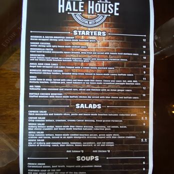 Hale House - Menu - American Near Me - Charleston, West Virginia Hale House - Menu - American Near Me - Charleston, West Virginia