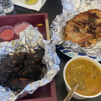 Soup Up - Jerk wings, Jerk grilled cheese, & banging Soup - yes in the summer that's how good it is, lol! - Soup Near Me - Washington, DC, District of Columbia