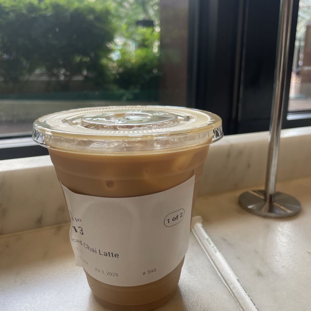 Tatte Bakery & Cafe | Reston - Iced chai tea latte - Coffee & Tea Near Me - Reston, Virginia Tatte Bakery & Cafe | Reston - Iced chai tea latte - Coffee & Tea Near Me - Reston, Virginia