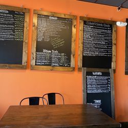 Sunrise Superfood Cafe - Menu