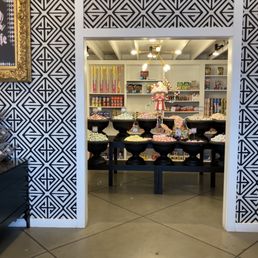 a woman standing in a store