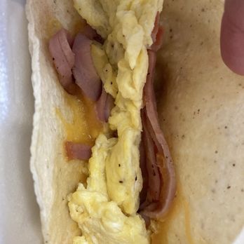 Candor Grille - Ham, egg, and (light) cheese, breakfast taco. - Cafes Near Me - Tampa, Florida Candor Grille - Ham, egg, and (light) cheese, breakfast taco. - Cafes Near Me - Tampa, Florida