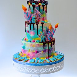 Pink Sugar Pastries - Drip Cakes