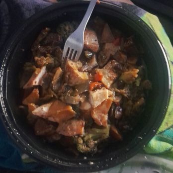 Denny's - The bourbon chicken skillet is - Breakfast & Brunch Near Me - Chandler, Arizona