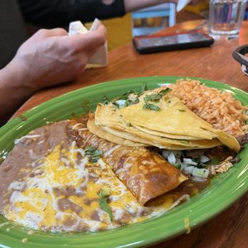 Gallo's Mexican Restaurant - Lunch special with carne asada taco and enchilada - Mexican Near Me - Fairbanks, Alaska