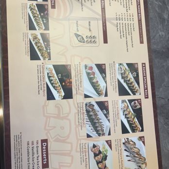 A Sushi and Grill - Lunch menu backside - Sushi Bars Near Me - Tempe, Arizona A Sushi and Grill - Lunch menu backside - Sushi Bars Near Me - Tempe, Arizona