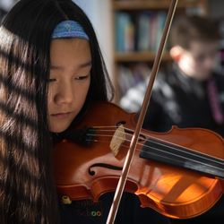 The Saklan School - Middle school orchestra