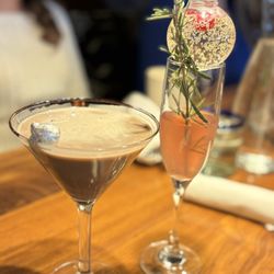 Santa's Secret (9/10) and Merry and Bright (7/10). Both super strong drinks.