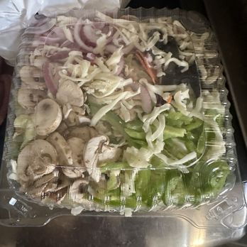 Pizza Pirates - L Antipasto Salad, skimped on the meats and no peppercini's - Pizza Near Me - Ontario, California