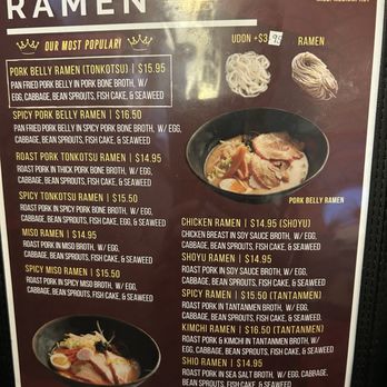 Sapporo Ramen & Grill - 4/2025 menu - Ramen Near Me - Palm Desert, California