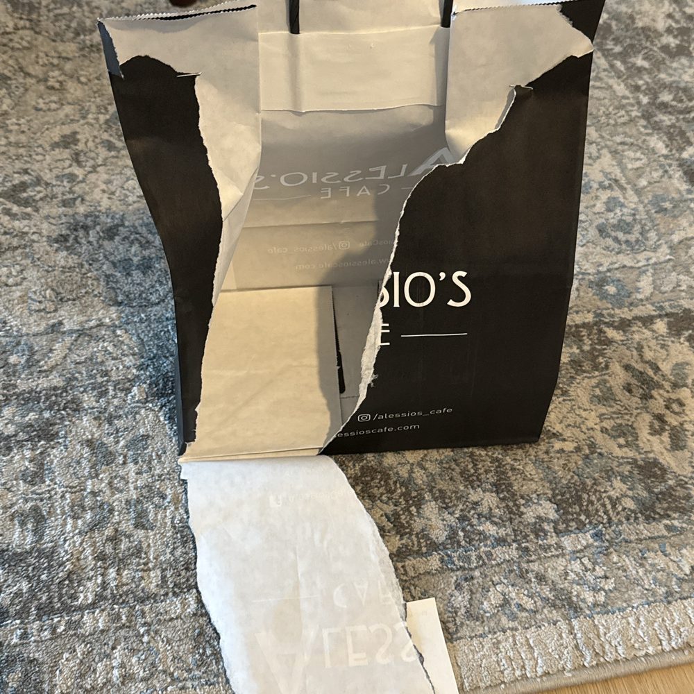 Empty bag. Empty bag.