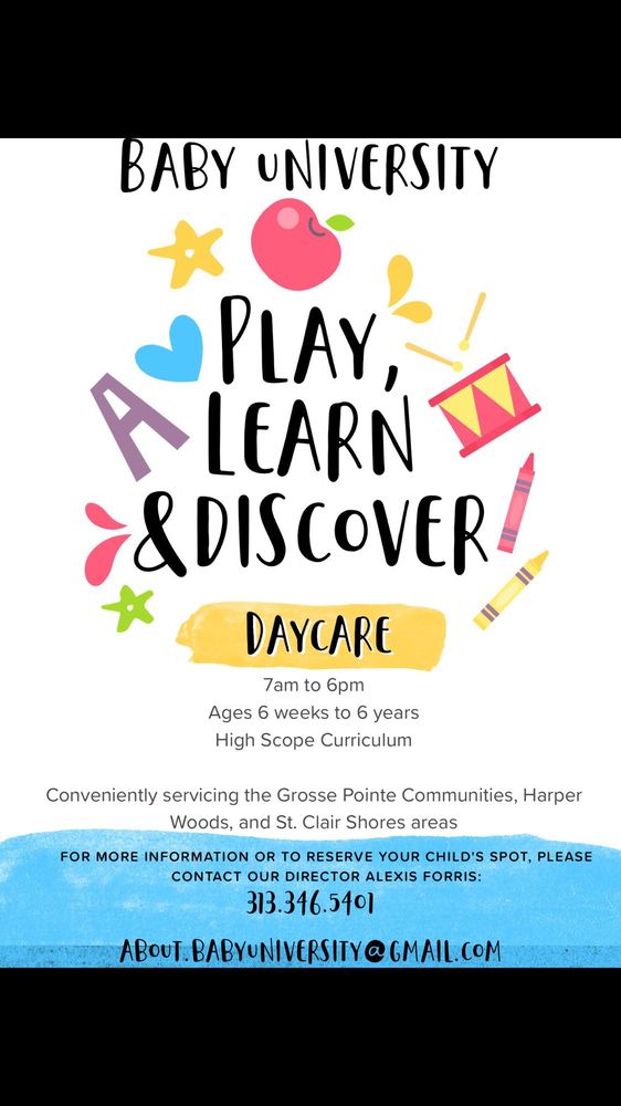 Baby University - childcare center in Saint Clair Shores, MI