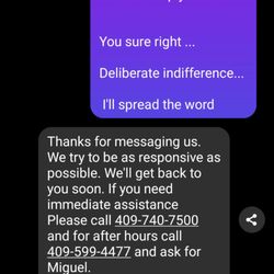 Dr Detail - Message 3 and someone's response from business