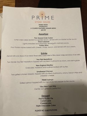 Prime Steak House by null