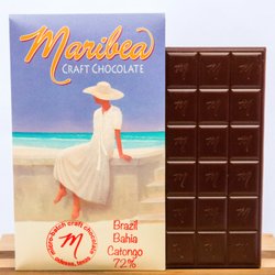 Maribea - Dark chocolate made from Albino beans from Belize that has flavor notes of milk chocolate, green bell pepper, and hatch green chile!