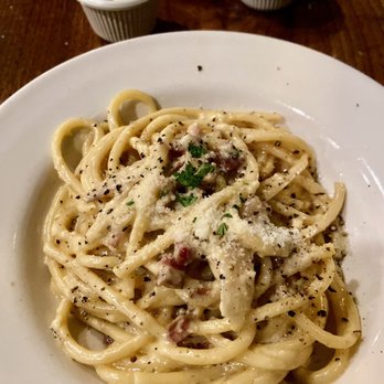 Osteria 166 - Bucatini Carbonara - Italian Near Me - Buffalo, New York