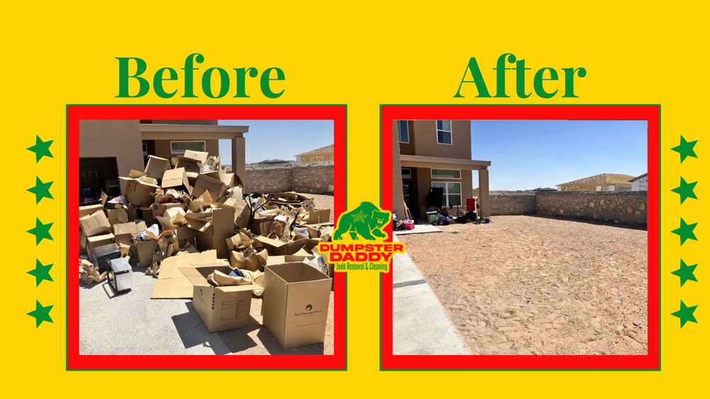 DUMPSTER DADDY Updated August 2024 El Paso, Texas Junk Removal