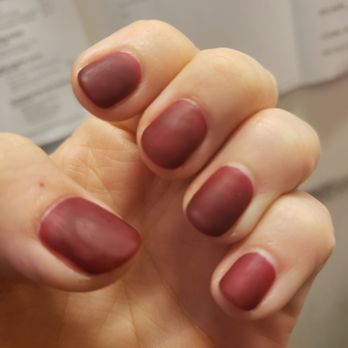 I Nail Spa - Ny nails are not evenly painted and with matte even more noticeable. She didn't paint all the way to the end of some nails. - Nail Salons Near Me - Montclair, California