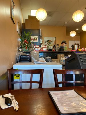 Photo of Bodo Lucky Japanese Restaurant - Fremont, CA, US. Small restaurant