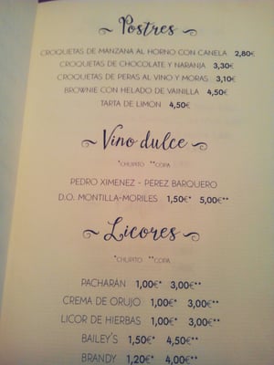 Menu photo 2 La Croquetta Madrid, M