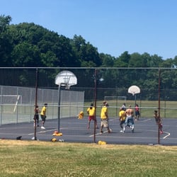 Osborne Park Disc Golf - Basketball court