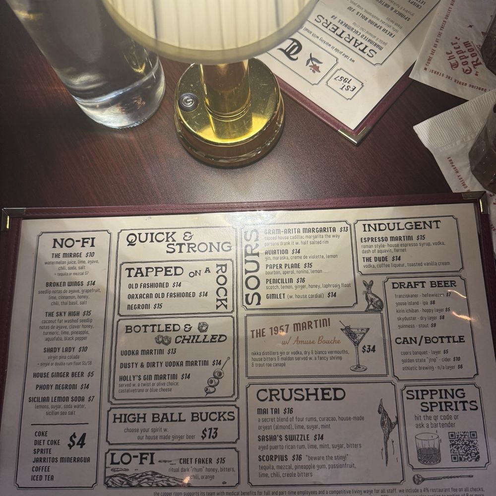 The Copper Room - Drink Menu - Cocktail Bars Near Me - Yucca Valley, California The Copper Room - Drink Menu - Cocktail Bars Near Me - Yucca Valley, California