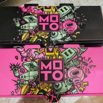MOTO Pizza - Love the designs of the pizzas boxes! - Pizza Near Me - Bellevue, Washington MOTO Pizza - Love the designs of the pizzas boxes! - Pizza Near Me - Bellevue, Washington