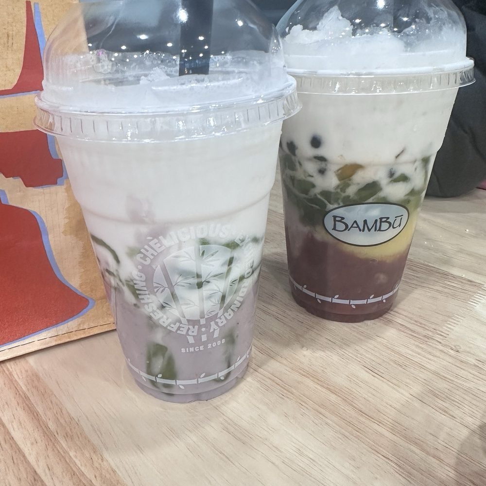 Bambu - Taro Lover and Bambu combo - Juice Bars & Smoothies Near Me - San Francisco, California