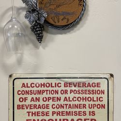 Cute tasting room signage.