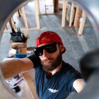 Popsicle Air - Andrew working in Costa Mesa, CA on a Full HVAC Installation - Heating & Air Conditioning/HVAC Near Me - Costa Mesa, California Popsicle Air - Andrew working in Costa Mesa, CA on a Full HVAC Installation - Heating & Air Conditioning/HVAC Near Me - Costa Mesa, California