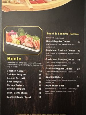 Menu photo 5 Sushi Haya Cypress, TX