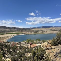 Escalante Petrified Forest State Park - View from the hiking trail