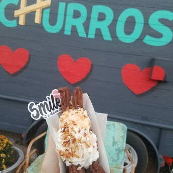 Churro Co - Rico Suave with a scoop of Vanilla Ice Cream - Desserts Near Me - Austin, Texas Churro Co - Rico Suave with a scoop of Vanilla Ice Cream - Desserts Near Me - Austin, Texas